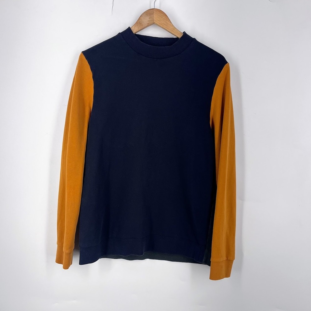 COS Mens Colorblock French Terry Long Sleeve Sweatshirt Size M